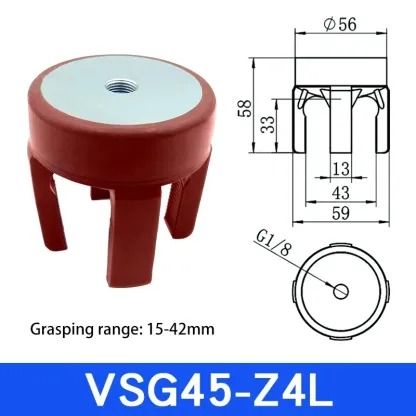 Mechanical Arm Flexible Gripper Silicone Pneumatic Soft Finger Fixture Suction Cup Claw