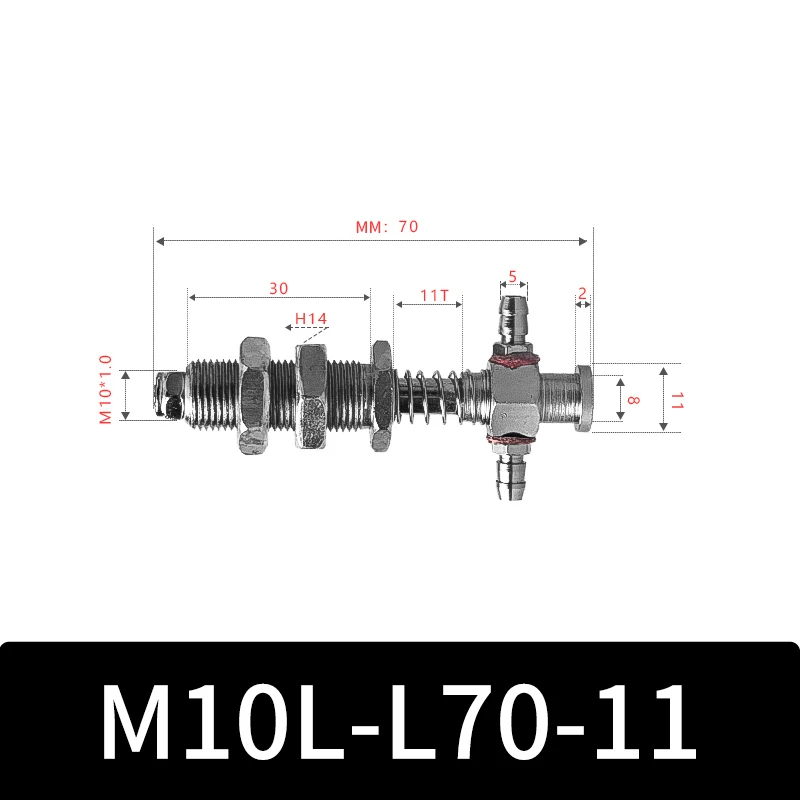 M10-11 Series Big Head Manipulator Pneuamtic Parts Fixture Rubber Sucker Pad Silicone Vacuum Suction Cup Mount-BOLTTE