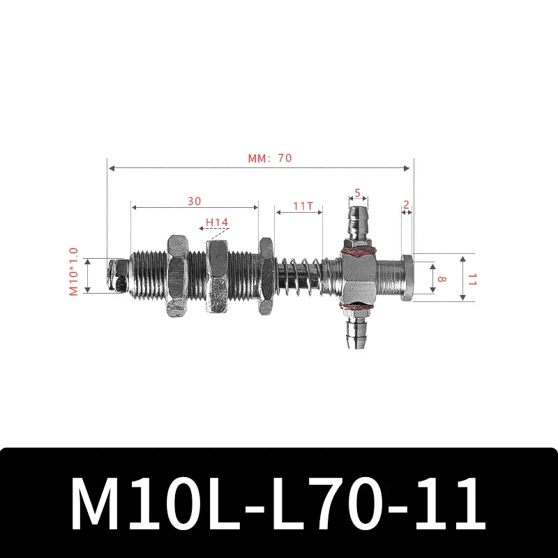 M10-11 Series Big Head Manipulator Pneuamtic Parts Fixture Rubber Sucker Pad Silicone Vacuum Suction Cup Mount-BOLTTE