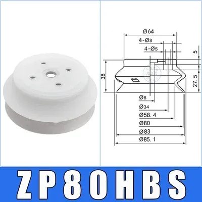 Manipulator accessories vacuum suction cup zpx-hb63 / 80 supporting stroke 25 / 50 / 75 hardware suction cup