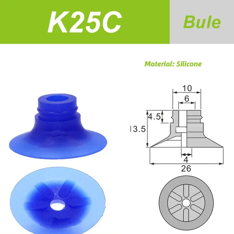 Packaging Machine Bag Opening Vacuum Suction Cup APEX20  K-27 F25 K3-3A 20-2 Robotic Arm Film Plastic Bag Accessories Pneumatic-BOLTTE