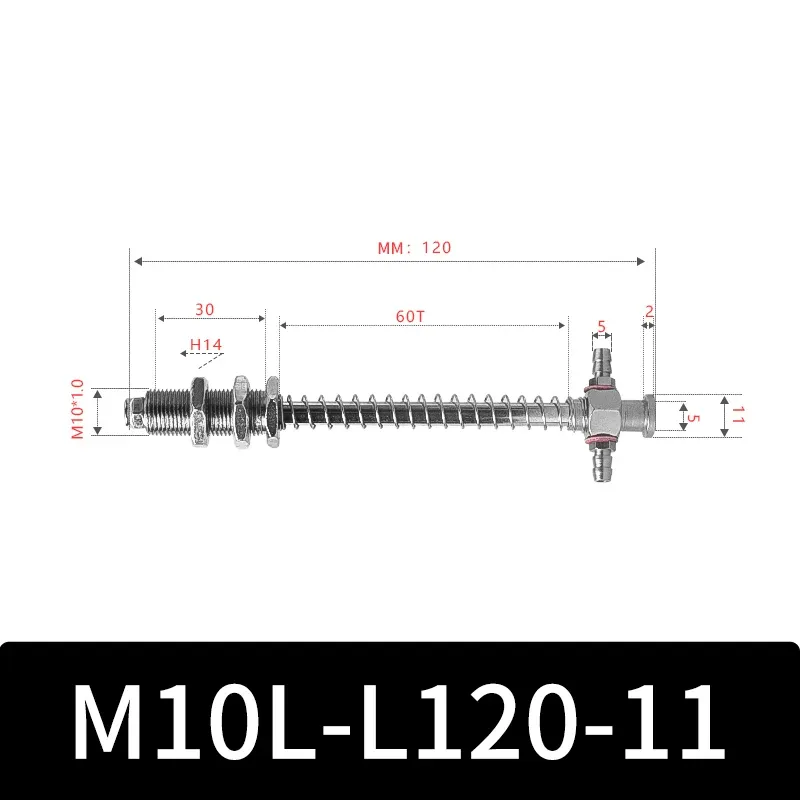 M10-11 Series Big Head Manipulator Pneuamtic Parts Fixture Rubber Sucker Pad Silicone Vacuum Suction Cup Mount-BOLTTE