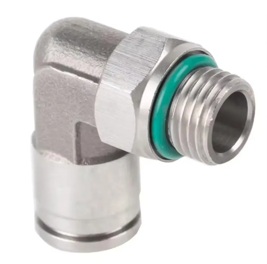 BSPT BSPP NPT 1/8" 1/4" 3/8" 1/2" 3/4" PC Female Male Pneumatic Elbow 304 Stainless Push In Quick Connector Release Air Fitting-BOLTTE