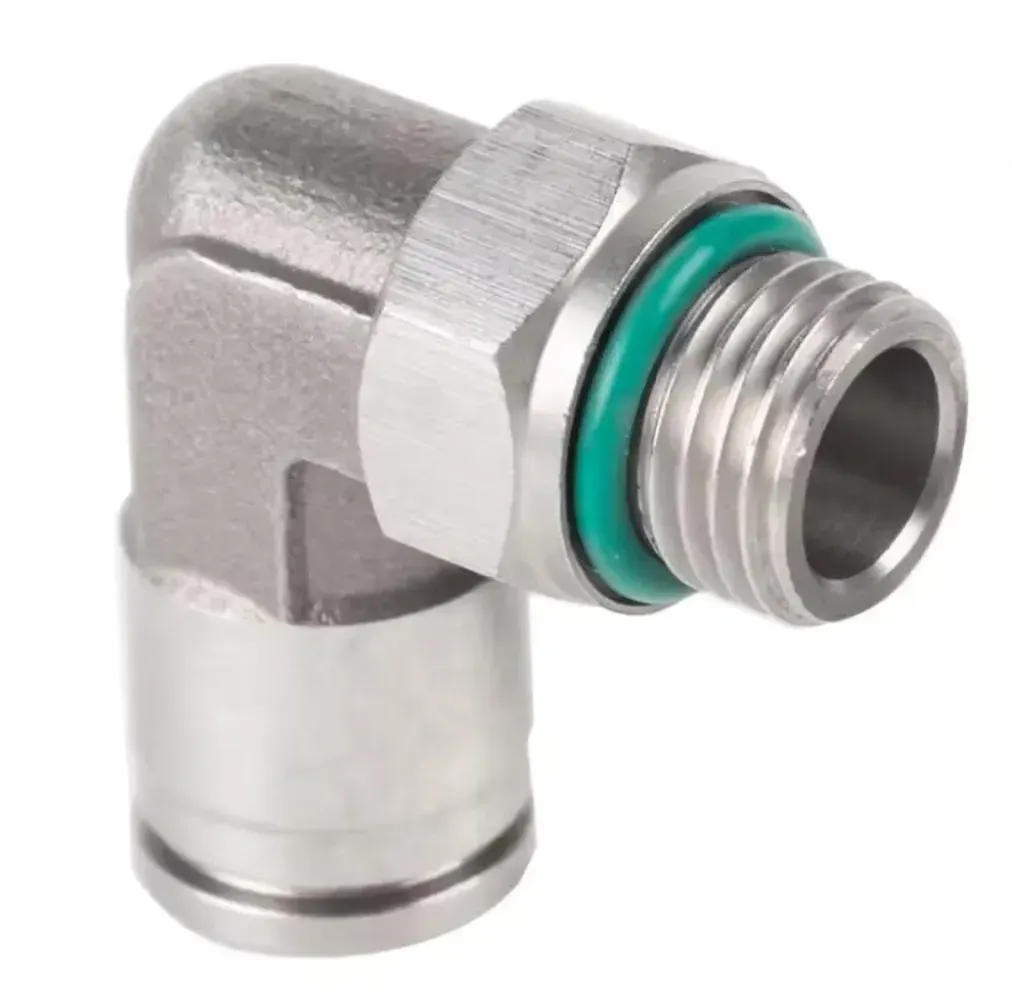 BSPT BSPP NPT 1/8" 1/4" 3/8" 1/2" 3/4" PC Female Male Pneumatic Elbow 304 Stainless Push In Quick Connector Release Air Fitting-BOLTTE