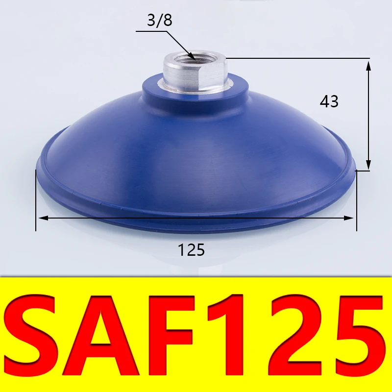 Corrugated Vacuum Suction Cup Powerful Suction Nozzle Robot Accessories Pneumatic Accessories Silicone Suction Cup SAF-BOLTTE