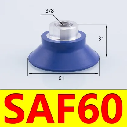 Corrugated Vacuum Suction Cup Powerful Suction Nozzle Robot Accessories Pneumatic Accessories Silicone Suction Cup SAF-BOLTTE