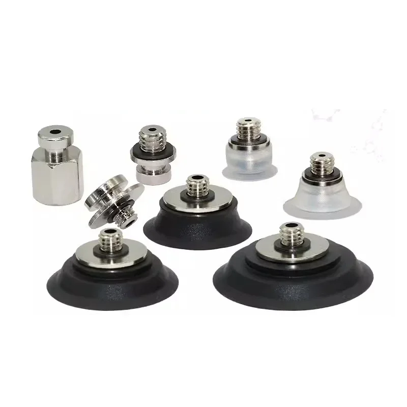 10PCS Mechanical Arm Vacuum Suction Cup Silicone/NBR Nozzle Single Layer Rubber Thin Sucker ZP2-TB15/20MT Robot Injection Parts-BOLTTE