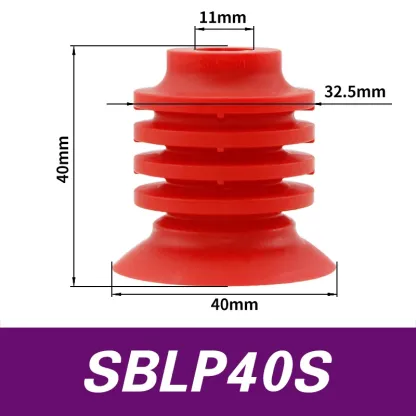 Vacuum suction cup SBLP30 40 50 accordion type film bag opening flexible packaging milk box industrial robot accessories-BOLTTE