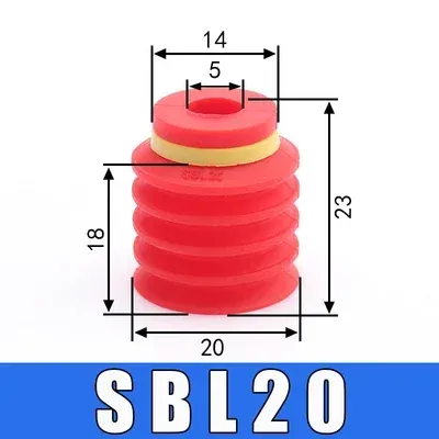 Vacuum suction cup industry SBL15 20 30 40 50 multilayer folding manipulator accessories suction cup pneumatic components