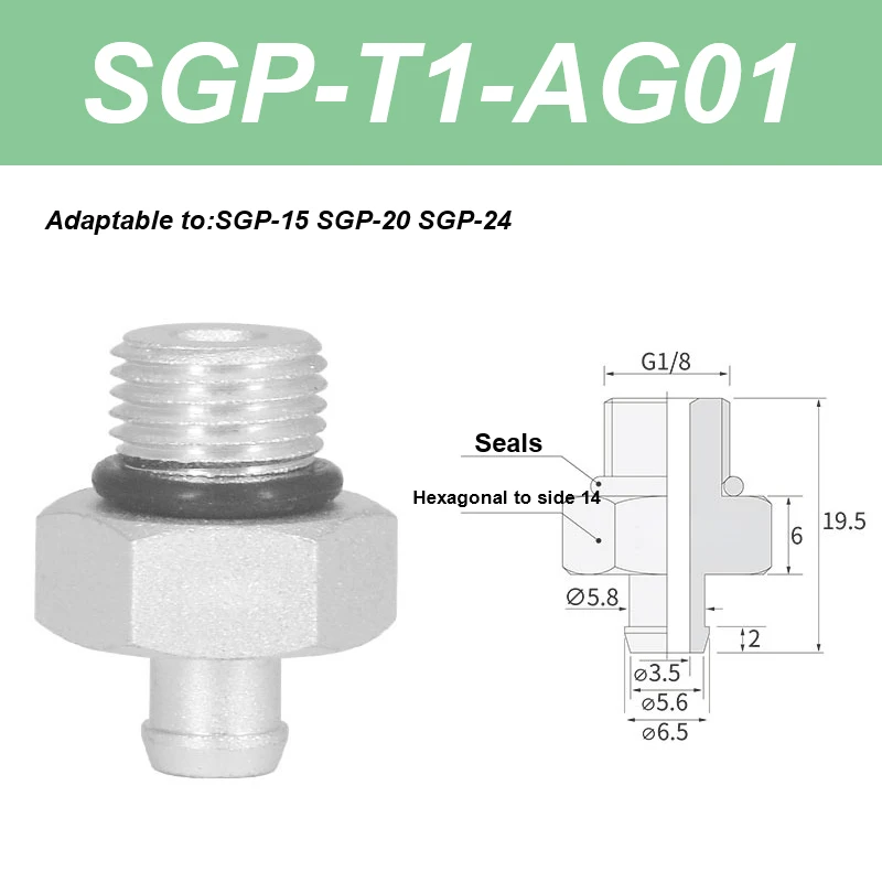 vacuum suction cups Film accessories injection molding manipulator SGP-15 SGP-20 SGP-24 SGP-30 SGP-40 pneumatic bag open-BOLTTE