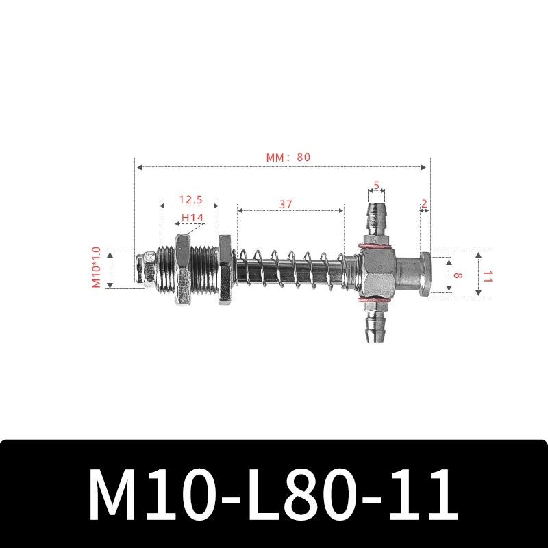 M10-11 Series Big Head Manipulator Pneuamtic Parts Fixture Rubber Sucker Pad Silicone Vacuum Suction Cup Mount-BOLTTE