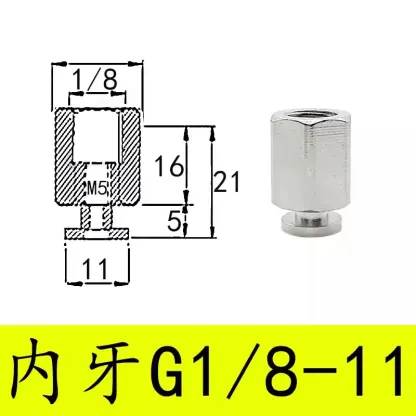 5PCS Manipulator Vacuum Sucker Fittings Hardware Adapter M4 M5 Thread Big Head Small Head Pneumatic Accessories Suction Cup Base-BOLTTE