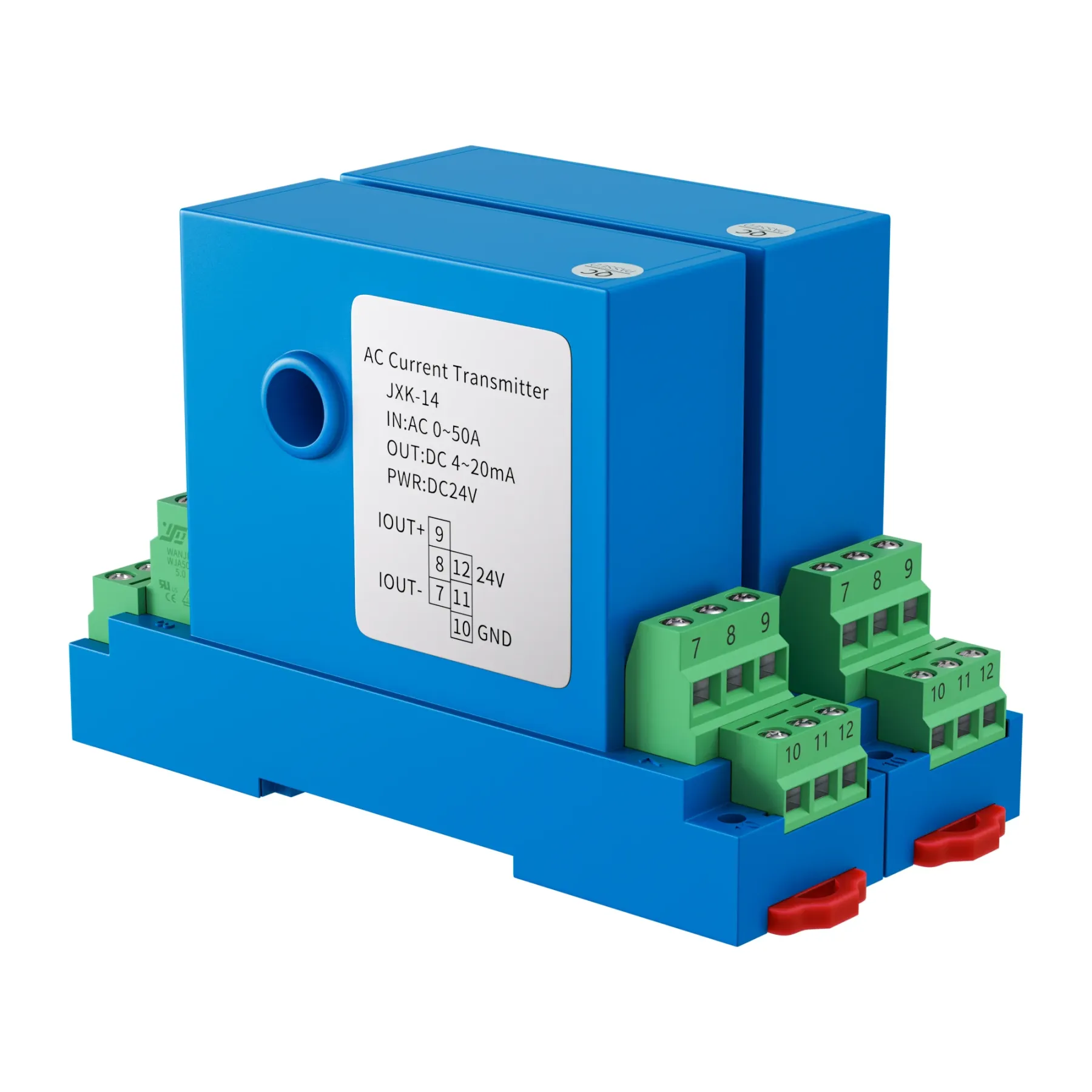 New 4-20mA 0-10V output DC Current Sensor Transmitter 50A/100A/150A Input Intelligent Current Signal Transducer/Transformer-BOLTTE
