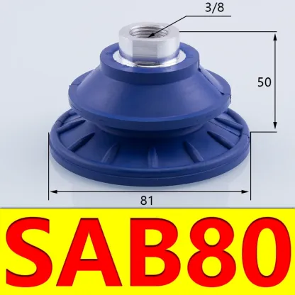 Corrugated Suction Cup Strong Suction Nozzle Robot Accessories Vacuum Suction Cup Joint Set SAB-BOLTTE