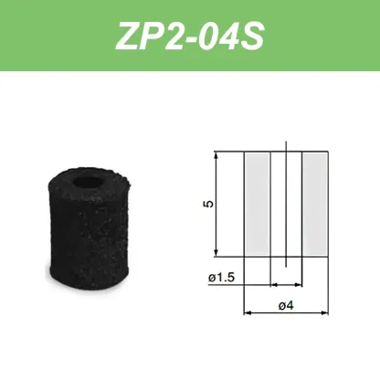 ZP2series sponge vacuum pad, ZP2-T04S-A3, zp2-T06S-A5,ZP2-T08S-A5, ZP2-T10S-B5,A external thread connection, B internal thread-BOLTTE