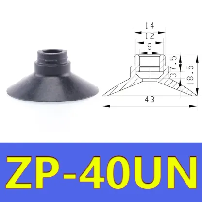 Vacuum Suction Cup Retaining Ring Manipulator Accessories Strong Suction Nozzle Silicone Suction Cup ZP-U-BOLTTE