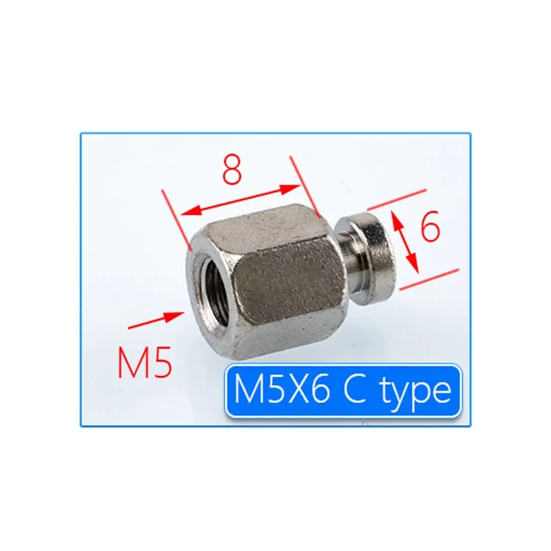 Suction Cup Fitting Conversion Head Manipulator Vacuum Suction Cup Accessories Industrial Pneumatic Accessories Small Joint-BOLTTE