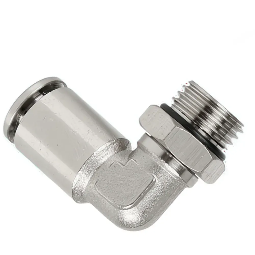 PC POC PL PH SL M5 M6 1/8" 1/4" 3/8" 1/2" BSP Male Female Elbow Tee Pneumatic Brass Push In Quick Connector Release Air Fitting-BOLTTE