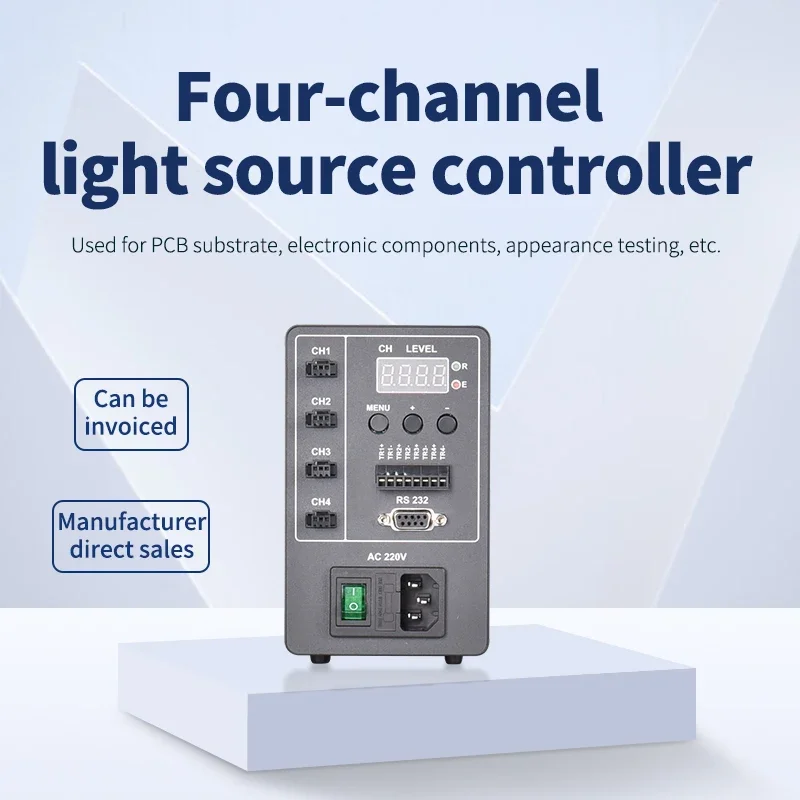 65W Digital LED Light Source Controller | Industrial Brightness Dimmer for Visual Inspection-BOLTTE