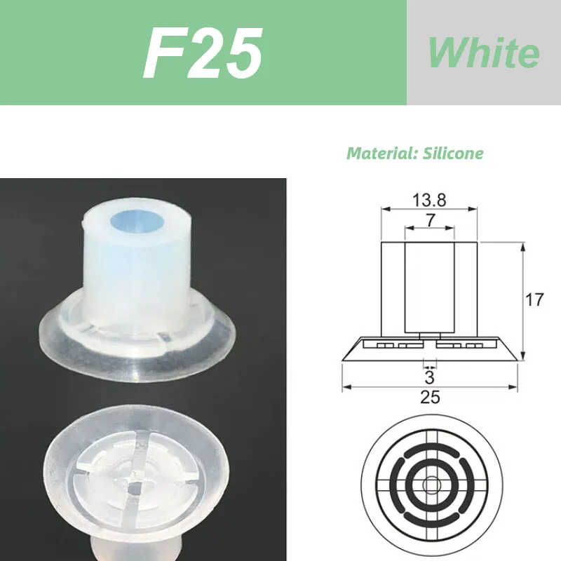 Packaging Machine Bag Opening Vacuum Suction Cup APEX20  K-27 F25 K3-3A 20-2 Robotic Arm Film Plastic Bag Accessories Pneumatic-BOLTTE