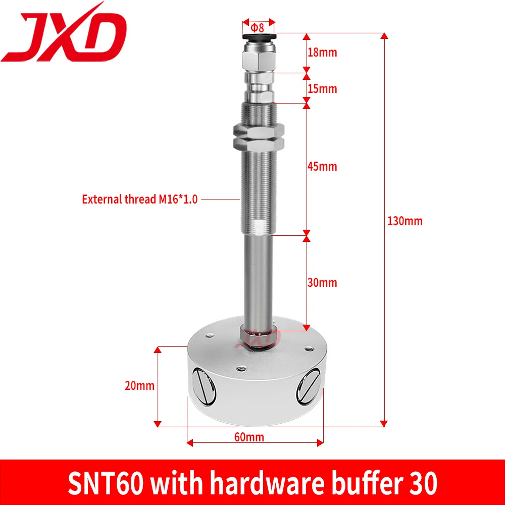 JXD Bernoulli Gripper NF20-06-A-M5F NF40-06-A-18F NF60-06-A-18F Aluminum Alloy Metal Non-contact Vacuum Suction Cup-BOLTTE