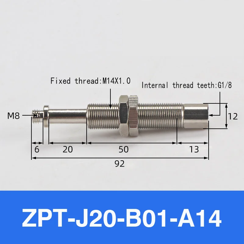 Mechanical arm suction cup industrial VBU35/45 vacuum suction cup high temperature resistant strong suction nozzle accessories-BOLTTE