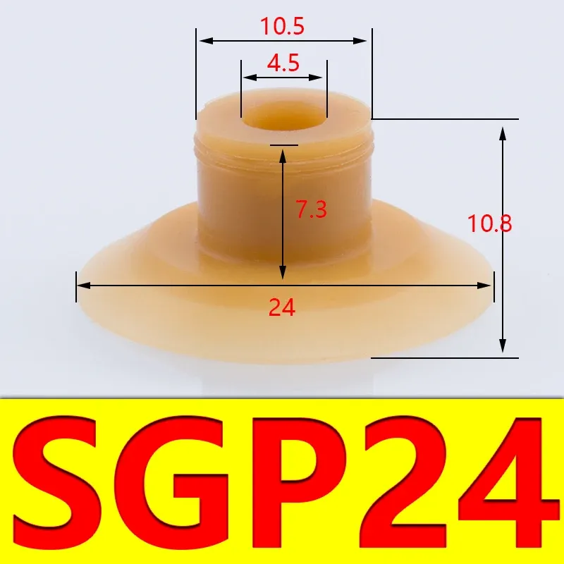 Vacuum Suction Cup Strong Suction Pneumatic Accessories Manipulator Accessories Suction Cup Diameter 15/20/24/30/40mm SGP-BOLTTE