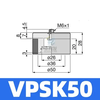 Manipulator accessories vacuum suction cup industrial sponge VPSK10/15/20/25/30/35/50 suction nozzle-BOLTTE