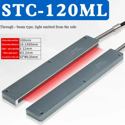 STC-10MLD Rectangular Matrix Fiber Sensor Amplifier Area Detection Diffuse Reflection Grating Counting Photoelectric Sensor-BOLTTE
