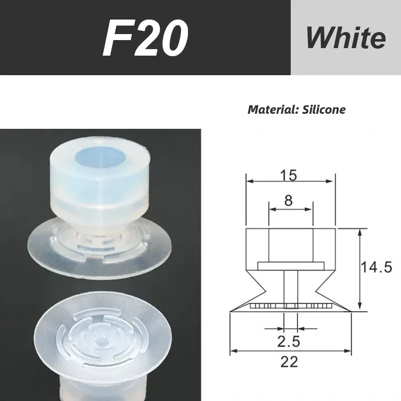 Packaging Machine Bag Opening Vacuum Suction Cup APEX25 APEX30 M15 YB20-2 Robotic Arm Film Plastic Bag Accessories Pneumatic-BOLTTE
