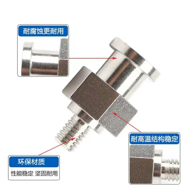 5PCS Manipulator Vacuum Sucker Fittings Hardware Adapter M4 M5 Thread Big Head Small Head Pneumatic Accessories Suction Cup Base-BOLTTE