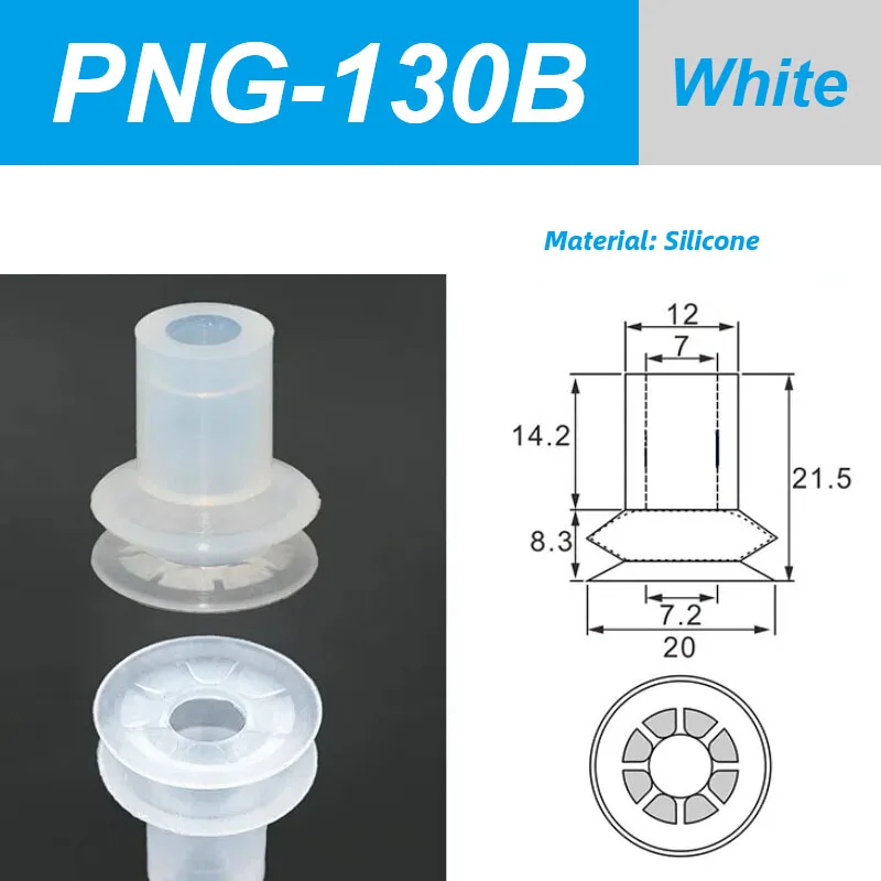 Packaging Machine Bag Opening Vacuum Suction Cup APEX25 APEX30 M15 YB20-2 Robotic Arm Film Plastic Bag Accessories Pneumatic-BOLTTE