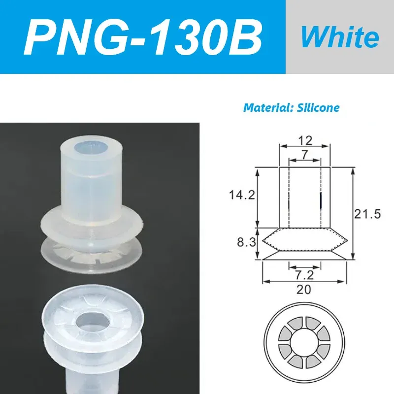 Packaging Machine Bag Opening Vacuum Suction Cup APEX25 APEX30 M15 YB20-2 Robotic Arm Film Plastic Bag Accessories Pneumatic-BOLTTE