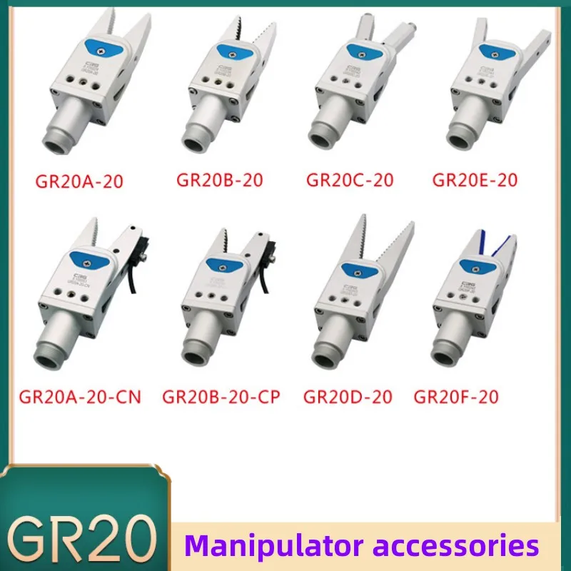 CRG Pneumatic Accessories Cylinder Jaw Mini Clamp GR20B-20-CP Injection Molding Machine Manipulator Nozzle Clamp Induction-BOLTTE