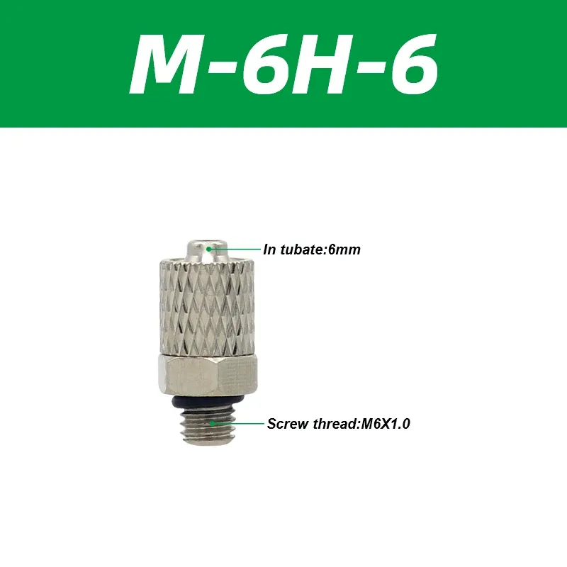 5PCS 10PCS Mini Micro Pneumatic Pipe Fitting Hose 3/4/5/6mm Male Thread M3 M4 M5 M6 Copper Straight/Elbow Type Quick Connector-BOLTTE