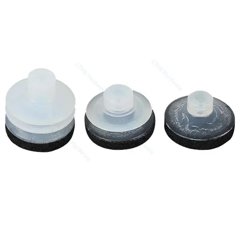 5PCS    Pneumatic Vacuum Suction Cup Sponge Sucker Silicone Nozzle 8mm Mounting Hole Robot Injection Manipulator Part for Rough Surfaces-BOLTTE