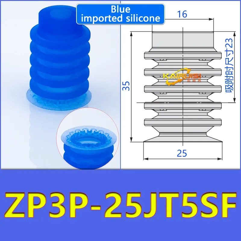 Mechanical arm vacuum suction cup organ type thin film suction cup industrial pneumatic accessories ZP3P-20JT2SF ZP3P-32JT2SF-BOLTTE