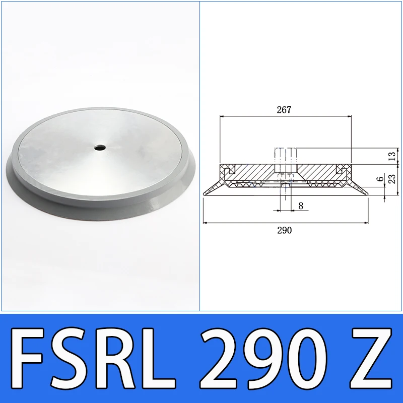 Vacuum suction cup industrial robotic arm suction cup single-layer170 230 290mm silicone strong heavy-duty pneumatic suction cup-BOLTTE