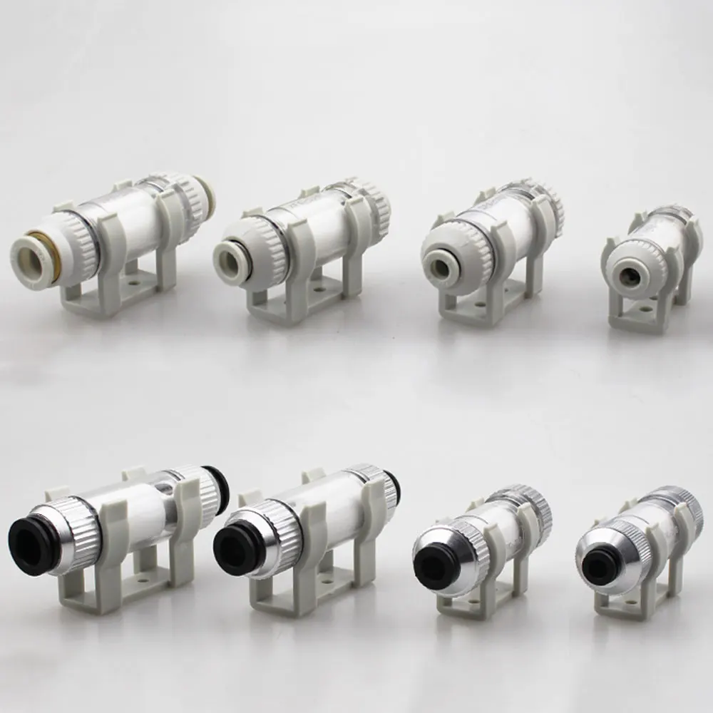 Vacuum Air Filter 4 6 8 10 12mm Tube Plastic Pneumatic Air Pipe Fitting Push In Connector-BOLTTE