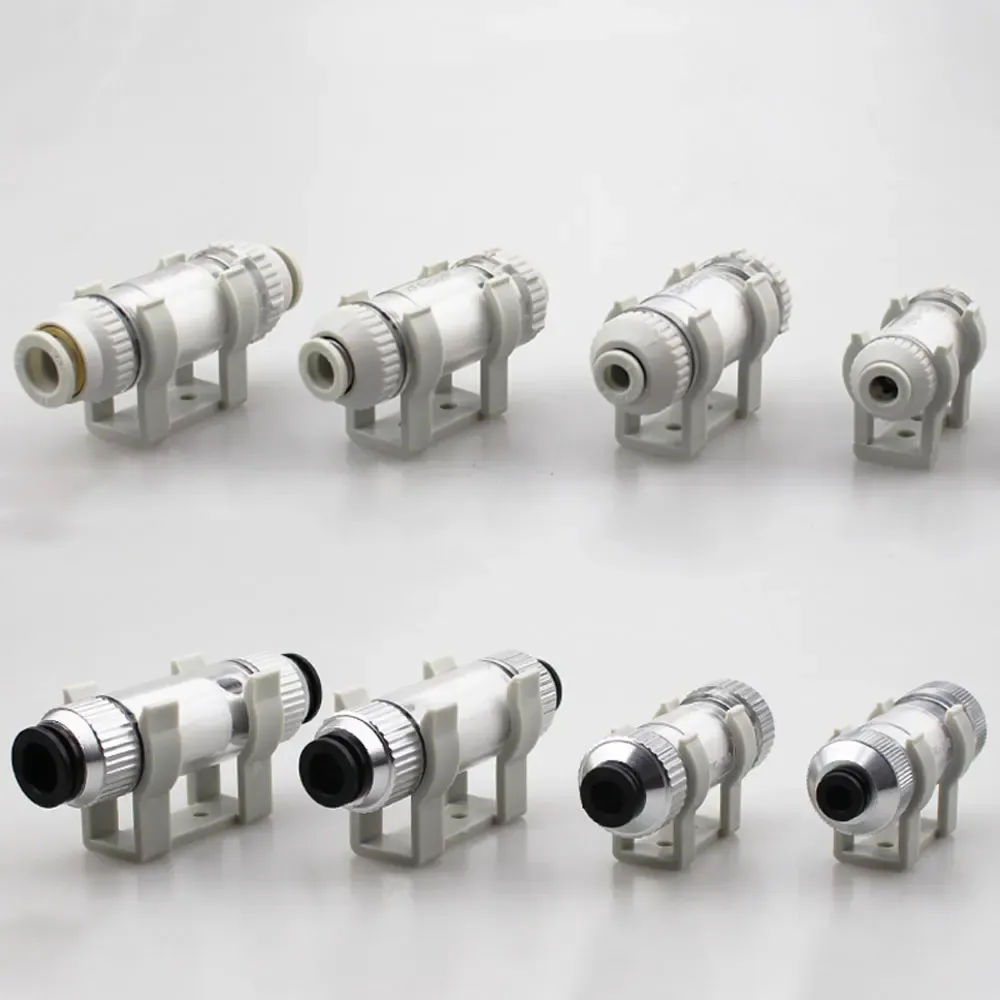 Vacuum Air Filter 4 6 8 10 12mm Tube Plastic Pneumatic Air Pipe Fitting Push In Connector-BOLTTE