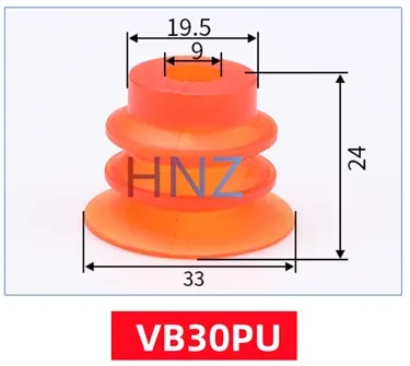 Manipulator Suction Cup Vacuum Suction Cup Pneumatic VB20PU/30PU/40PU/50PU Polyurethane Industrial Suction Cup