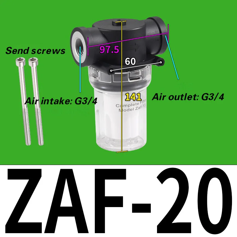 High precision vacuum pump filter cartridge ZFB/ABF-10-15-20-25-40