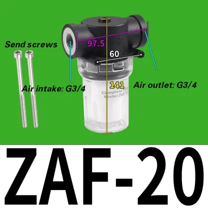 High precision vacuum pump filter cartridge ZFB/ABF-10-15-20-25-40