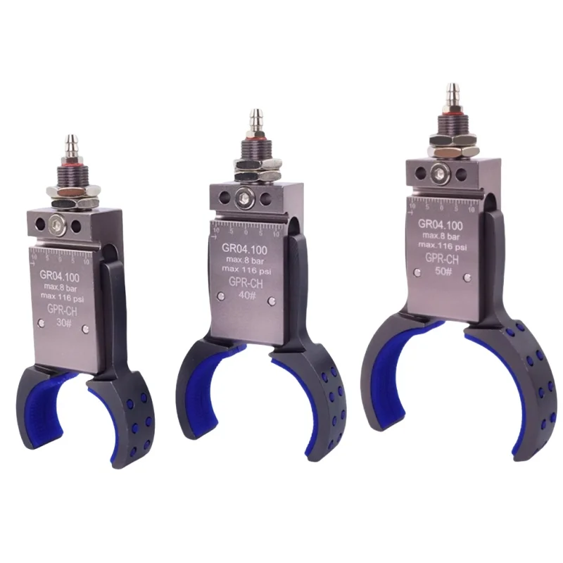 Robot Pipe Round Preform Clamp with Magnetic Induction Mini Pneumatic Clamp GPR-CH30/40/50/60