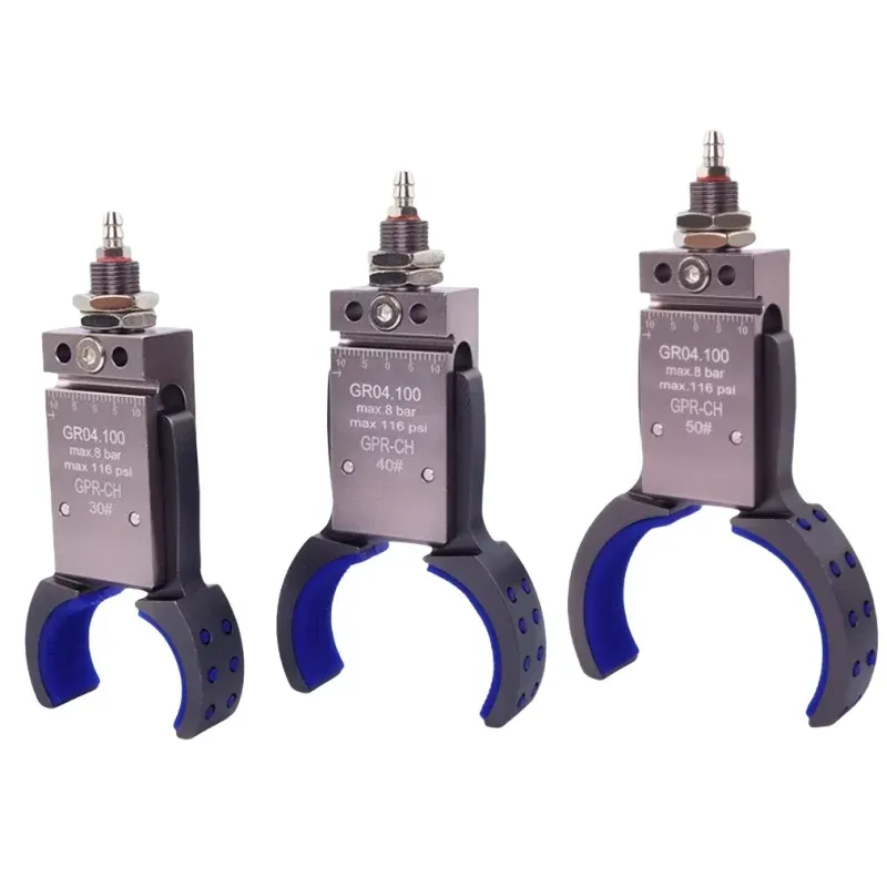 Robot Pipe Round Preform Clamp with Magnetic Induction Mini Pneumatic Clamp GPR-CH30/40/50/60