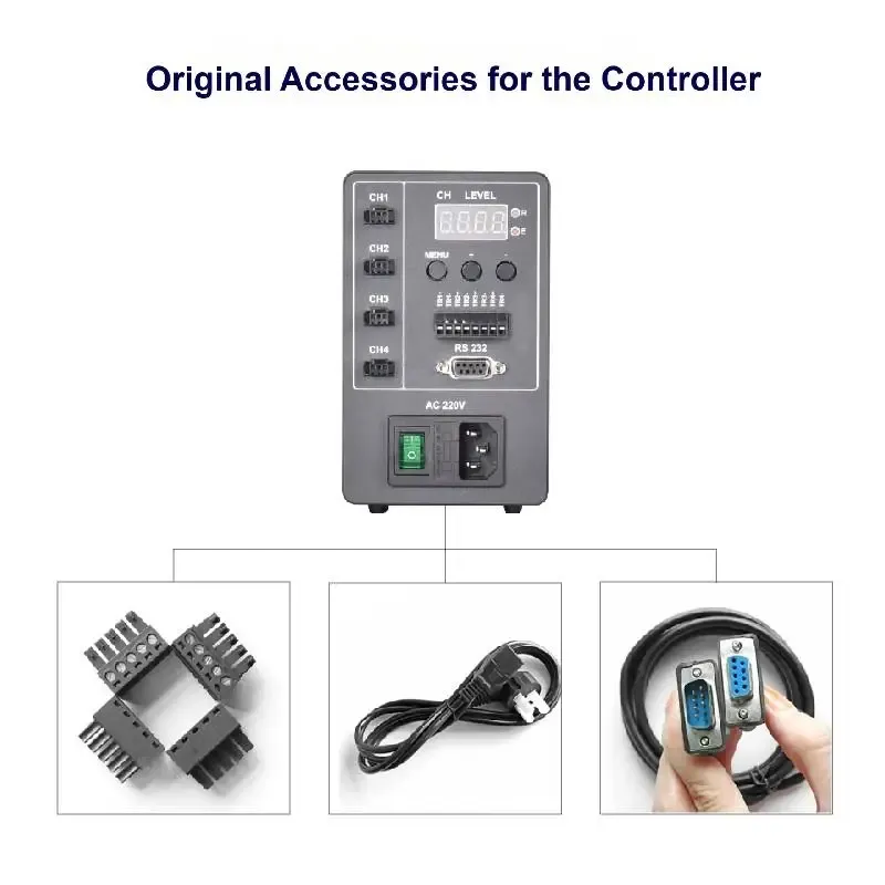 65W Digital LED Light Source Controller | Industrial Brightness Dimmer for Visual Inspection-BOLTTE