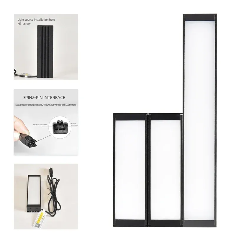 Industrial Strip Light Source 35mm LED Illumination - Microscope PCB Board Visual Inspection for Industrial Camera-BOLTTE