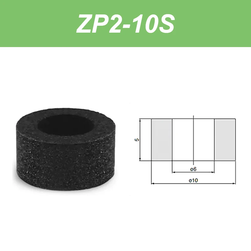 ZP2series sponge vacuum pad, ZP2-T04S-A3, zp2-T06S-A5,ZP2-T08S-A5, ZP2-T10S-B5,A external thread connection, B internal thread-BOLTTE