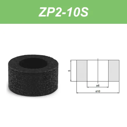 ZP2series sponge vacuum pad, ZP2-T04S-A3, zp2-T06S-A5,ZP2-T08S-A5, ZP2-T10S-B5,A external thread connection, B internal thread-BOLTTE