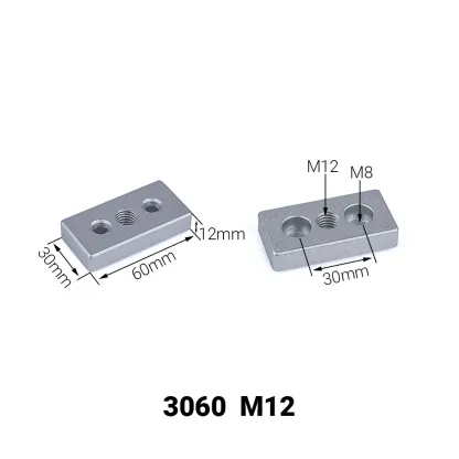 4PCS Aluminum Alloy End Connection Plate 3060 4080 4590 6060 8080 Caster Adjustable Levelling Feet Support aluminium profile